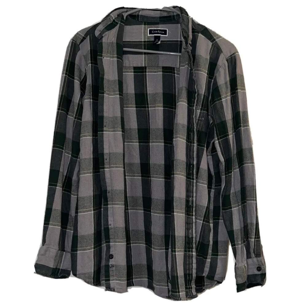 Club Room Green Flannel